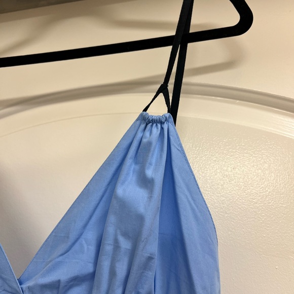 Lusana Eden Color Block Maxi Dress - Blue/Deep Indigo - Picture 8 of 11